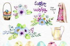 Happy Easter. Watercolor collection Product Image 3