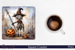 Halloween Voodoo Square Coasters | Cute Coaster Design Product Image 1