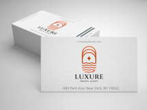 Elegant Coastal Retreat &amp; Travel Logo Product Image 3