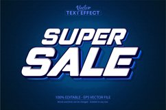 Super sale text effect, editable font style for banner etc. Product Image 1