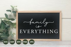 Farmhouse Sign SVG | Family is Everything SVG Product Image 1