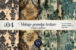 Vintage Damask Digital paper, Luxury Wallpaper pattern Product Image 1