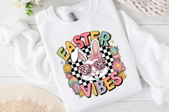 Cute Easter Vibes Clipart, Happy Easter Sublimation PNG Product Image 5
