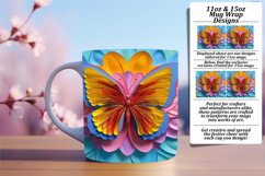 Fluttering Butterfly Spring Mug Wrap Product Image 1