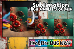 Lovely moments 11oz 15oz sublimation wrap, Leopard Prints Product Image 1