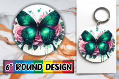 Joyful Circle Ornaments PNG Magic, Butterfly Product Image 1