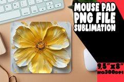 Blossom Magic: 3D Spring Mouse Pad Designs Art PNG Product Image 1