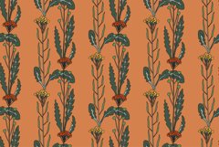Botanical abstract plant seamless pattern with wildflowers Product Image 1