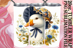 Blissful Reflections 20oz tumbler wrap, Goose Product Image 1