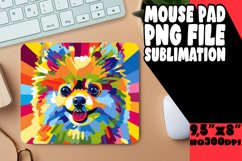 Elegant Colorful Dog Wrap Sublimation Design PNG Product Image 1