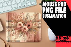 Luminous Mouse Mat Sublimation, Autumn Flower Product Image 1