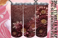 Shiny Leopard Pattern Tumbler Design: Sublimation - 20oz Product Image 1