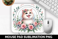 Cute Animals Mouse Pad Bundle, Sublimation Mouse Pad PNG Product Image 5
