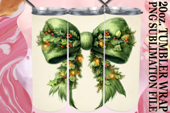 Magical Sublimation 20oz tumbler wrap, Christmas Product Image 1