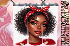 Radiant thoughts 20oz tumbler wrap, 3D Heart Product Image 1