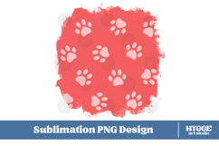 American 4th of July Cat Dog Paw Background Png DTF Bundle Product Image 4