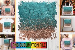 Luxe Glitter &amp; Sublimation Floral Fantasy Designs PNG Product Image 1