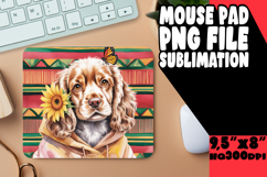 WHIMSICAL mouse PAD PNG Design, Cute Dog Product Image 1