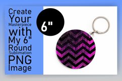 Sparkly Glitter Stripe Round Design Product Image 1