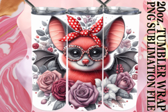 Serene Days 20oz tumbler wrap, Cute Animals Product Image 1