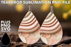 Joyful TEARDROP Earrings Art Ideas, Pattern Product Image 1