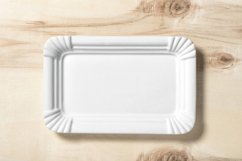 Empty white plate with space for your design stock photo Product Image 1