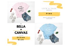 Mockup TShirt Bundle Bella Canvas 3001 T-Shirt Flat Lay Product Image 2