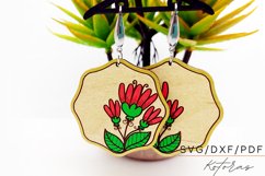 Floral Earrings Digital Download Product Image 2