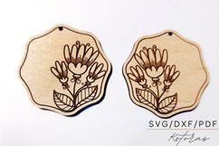 Floral Earrings Digital Download Product Image 3