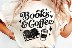 Books and Coffee PNG Book Lover Reading Product Image 6