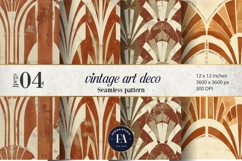 Vintage Art Deco Pattern | Retro Geometric Design Product Image 1