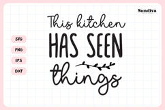 Funny Dish/Kitchen Towel Quote SVG | Has Seen Things Product Image 3