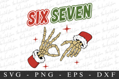 Christmas Six Seven Svg | Christmas svg | Svg cut file Product Image 1