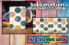 Vibrant Spring Abstract Floral Fantasy Mug Wrap 11oz 15oz Product Image 1