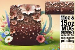Flower Leopard Print Sublimation Design Product Image 1