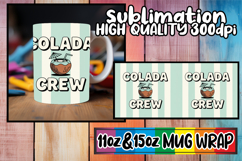Dreamy afternoons sublimation print wrap, Retro Food Product Image 1