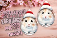 Charming Teardrop Design for DIY , Christmas Watercolor Product Image 1