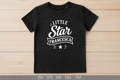Little Star Francesca SVG Personalized Name Design for Gifts Product Image 5
