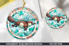 Animals Stained Glass Ornament Bundle, 30 High-Quality PNG Product Image 7