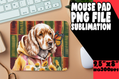 Cozy MOUSE MAT Inspirational Sublimation, Cute Dog Product Image 1