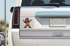 Funny Dog Stickers Printable Sheets - Hippie 60s Aesthetic Product Image 11