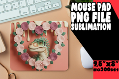 Sweet Mouse Pad Ideas for Gifts, Cute Dino Product Image 1
