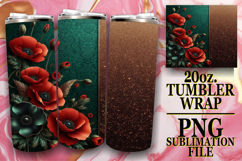Cozy Sublimation 20oz tumbler wrap, Leopard Prints Product Image 1