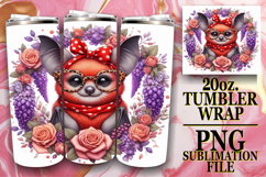 ENCHANTING JOY 20oz TUMBLER WRAP, Cute Animals Product Image 1