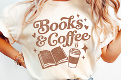 Books and Coffee PNG Book Lover Reading Product Image 1