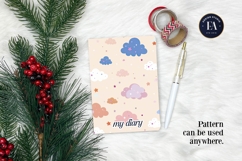 Pastel Cloud Pattern | Dreamy Sky Digital Paper Product Image 4