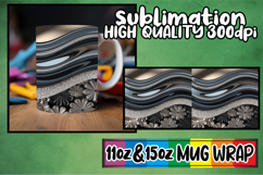 Magical moments 11oz 15oz sublimation wrap, Pattern Product Image 1