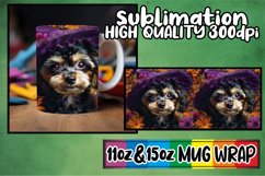 Halloween Magic: 3D Mug Sublimation Wraps - Autumn Edition Product Image 1