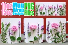 Petal Paradise Sublimation Mugs - 11oz &amp; 15oz Product Image 1