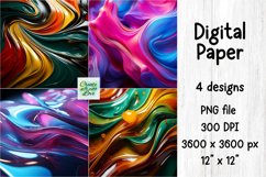 Abstract Digital Paper | 3D PNG Background | Wall | Tumbler Product Image 1